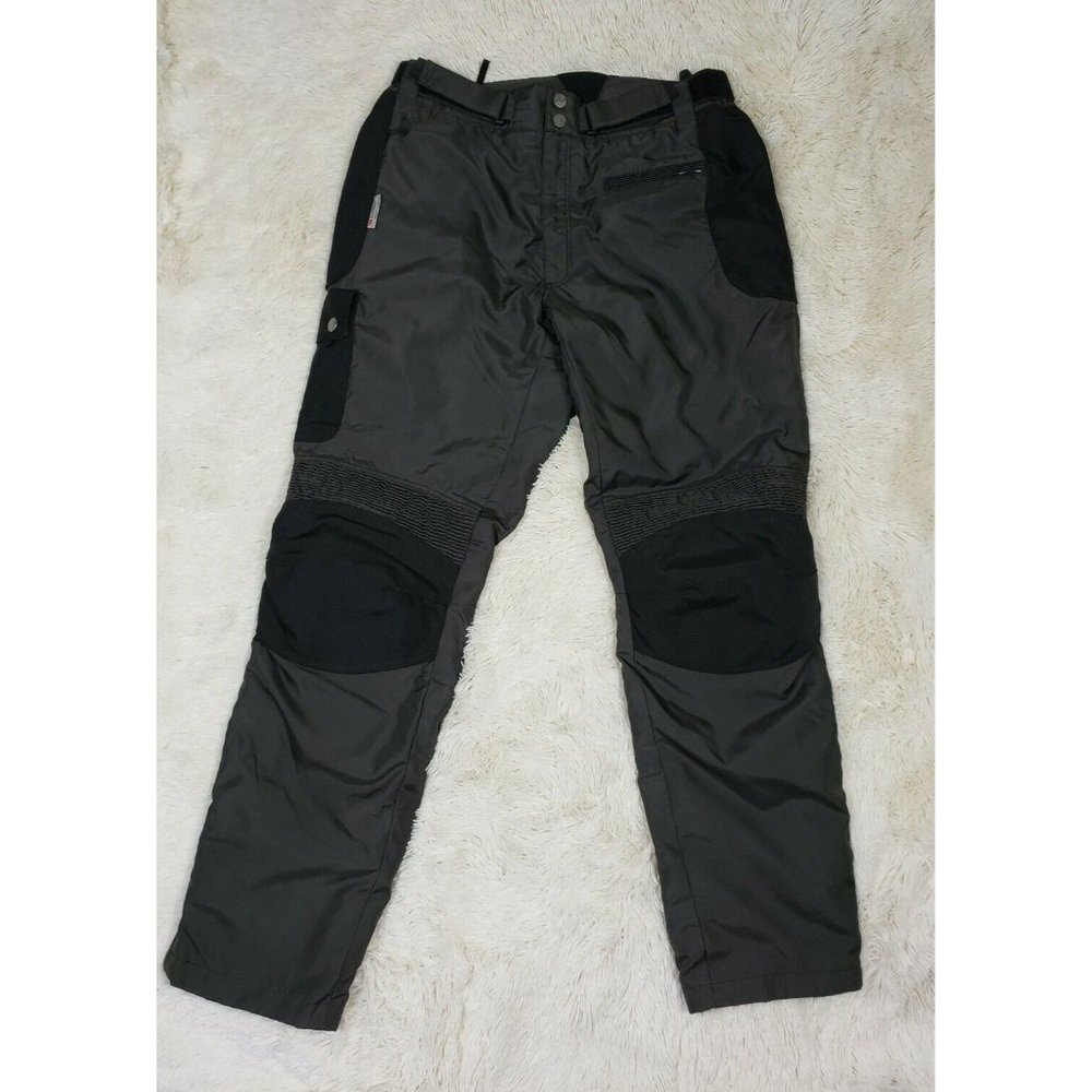 Cafe Racer Men's Size 36 Waterproof Breathable Motorcycle Pants Black Padded T